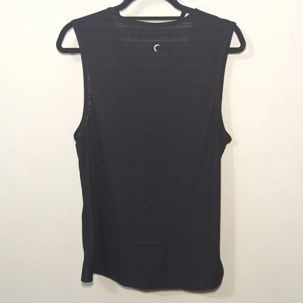 Zyia Horizon Muscle Tank Black Sleeveless Women's Workout Top Size XL - Picture 4 of 5